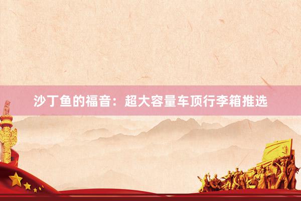 沙丁鱼的福音：超大容量车顶行李箱推选